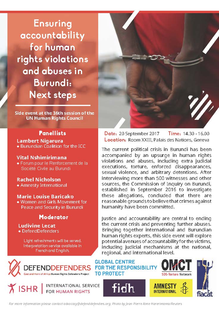 ensuring accountability for human rights violations and abuses in next steps flyers
